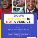 IT'S ABOUT HELPING DOWN SYNDROME (1)